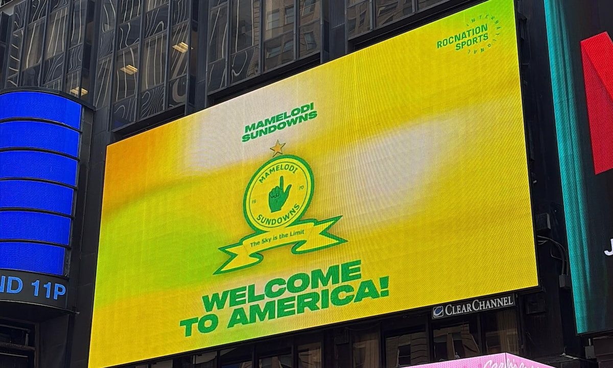 WATCH: Mamelodi Sundowns, DJ Khaled light up Times Square