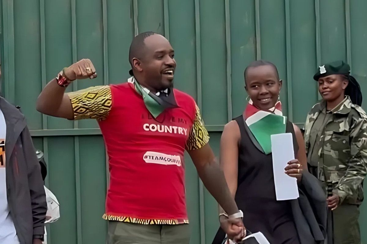 Kenya dropped terror charges against activist Boniface Mwangi