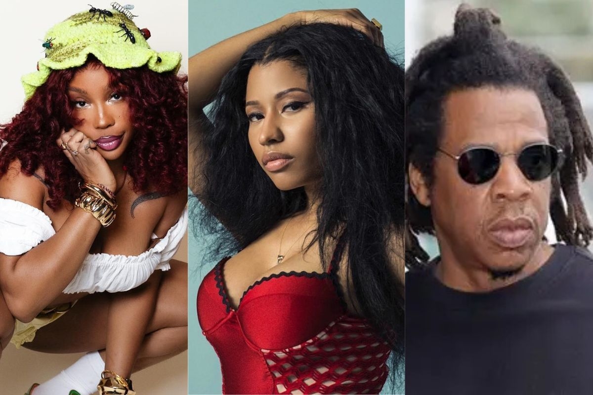 Nicki Minaj fans the flames as she feuds with a singer and a felllow rapper