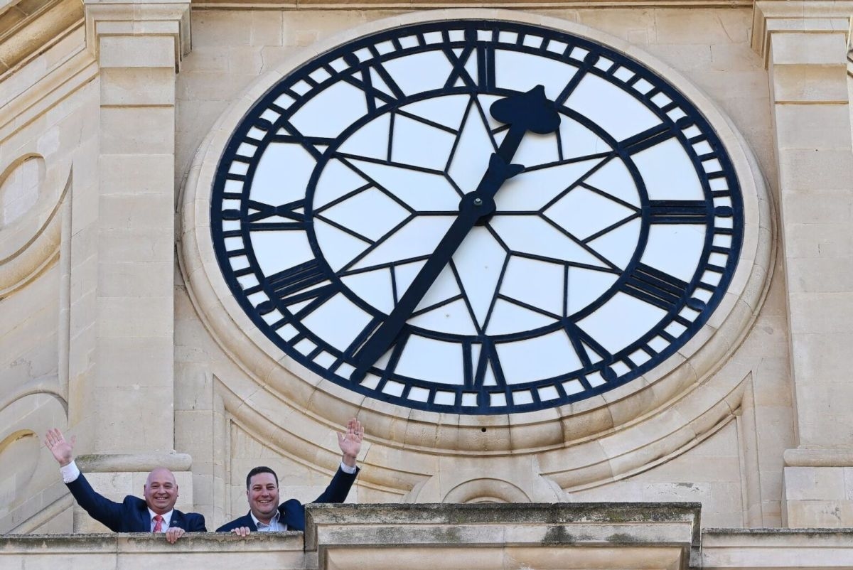 City Hall's clock tower chimes for the first time in 15 years