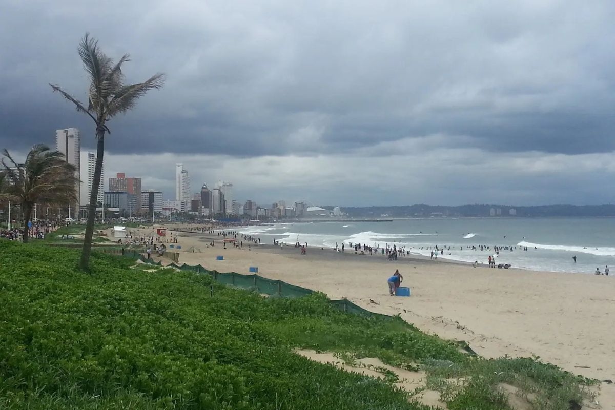 Airplane crashes into the ocean in Durban