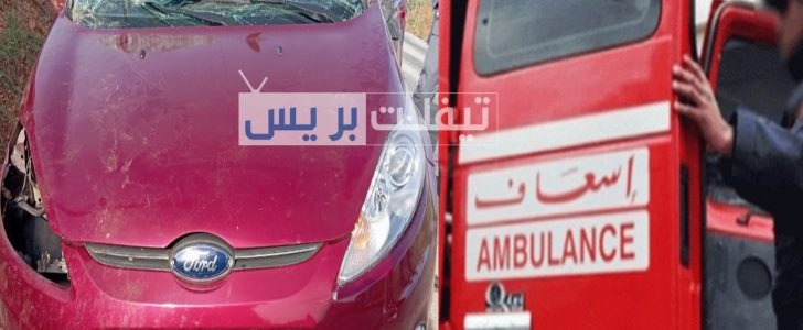 وفاة سيدة وإصابة 5 أشخاص في حادث انقلاب سيارة على مستوى جماعة ايت بويحيى الحجامة ضواحي تيفلت