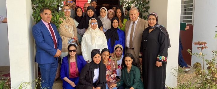 الكاتب العام لعمالة الخميسات في زيارة لدار الطالبة بجماعة مقام الطلبة بمناسبة الاحتفال بالذكرى 20 للمبادرة الوطنية للتنمية البشرية