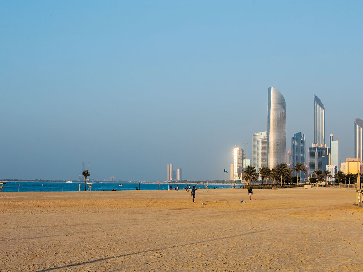 There's a brand-new beach for visually impaired people in Abu Dhabi