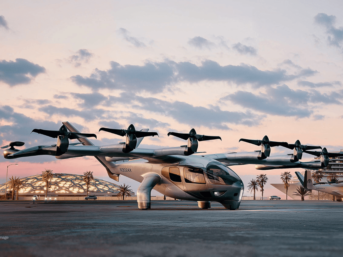 Abu Dhabi's first electric flying taxi could be taking off before the end of 2025