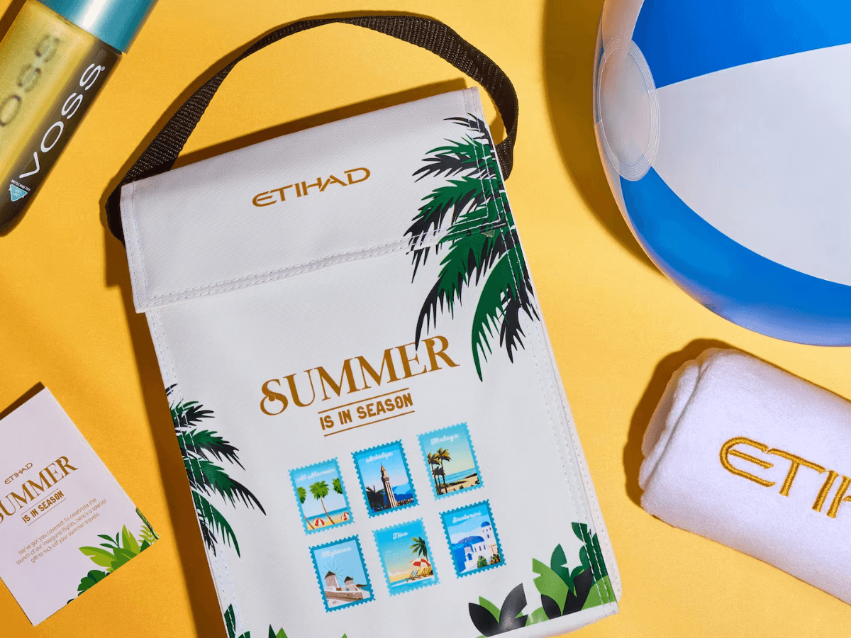 You can get free gifts on your Etihad Airways flights this summer