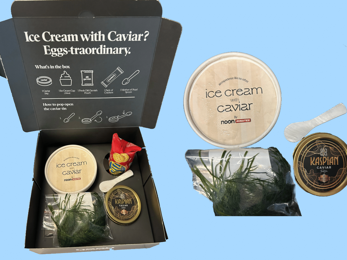 The Dubai caviar ice cream (that delivers to your door)