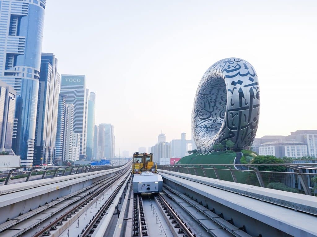 RTA is using AI-driven robots to inspect the Dubai Metro
