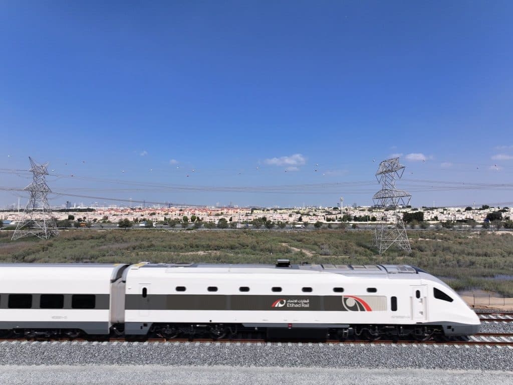 Sheikh Mohammed rides Etihad Rail passenger train from Dubai to Fujairah