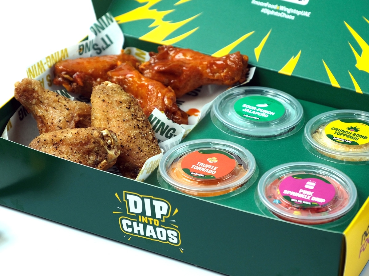 Get a chance to win an iPhone or an iPad when you order Wingstop's special wings box from noon Food