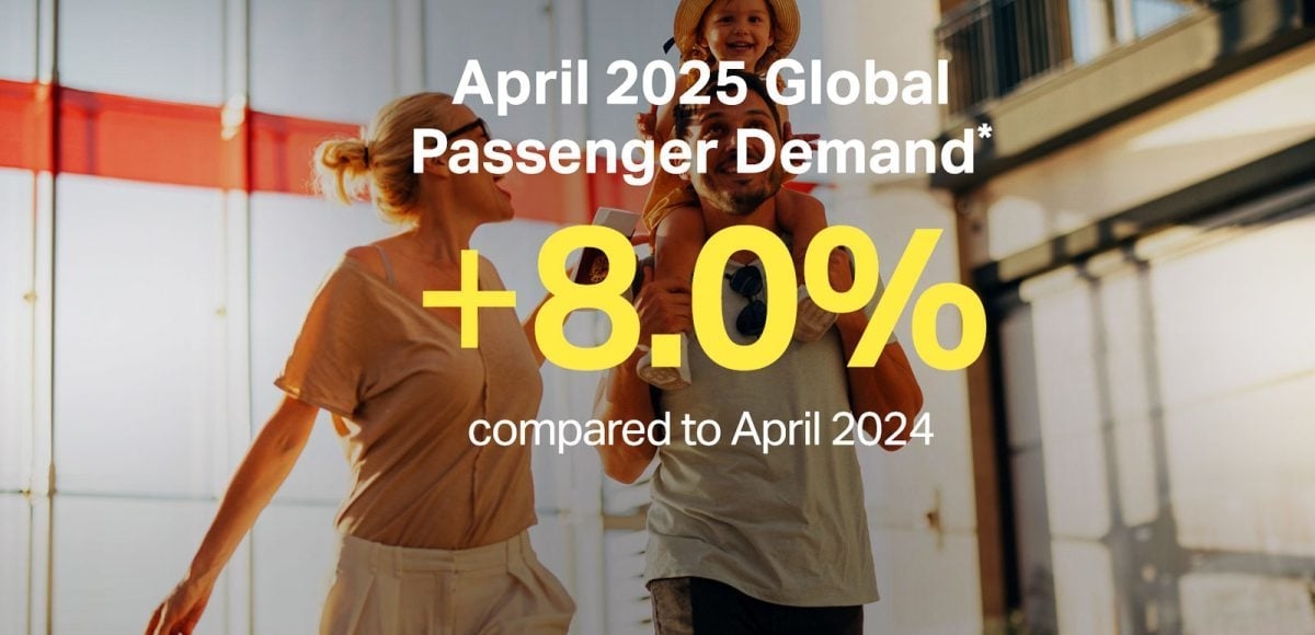 IATA reports April 2025 global passenger growth