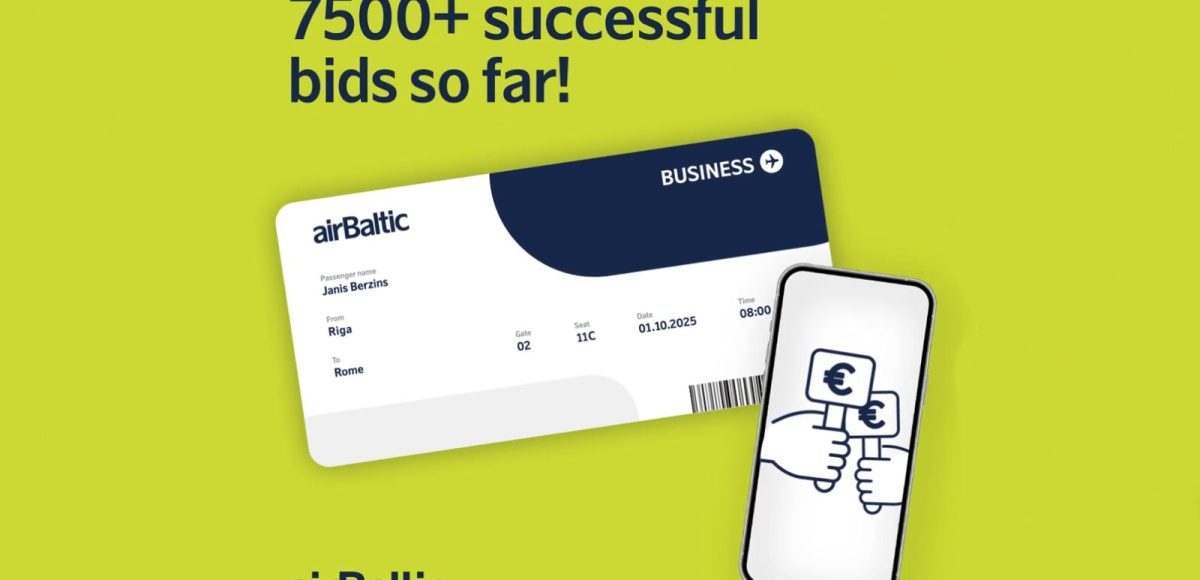 airBaltic sees strong demand for Business Class upgrade service