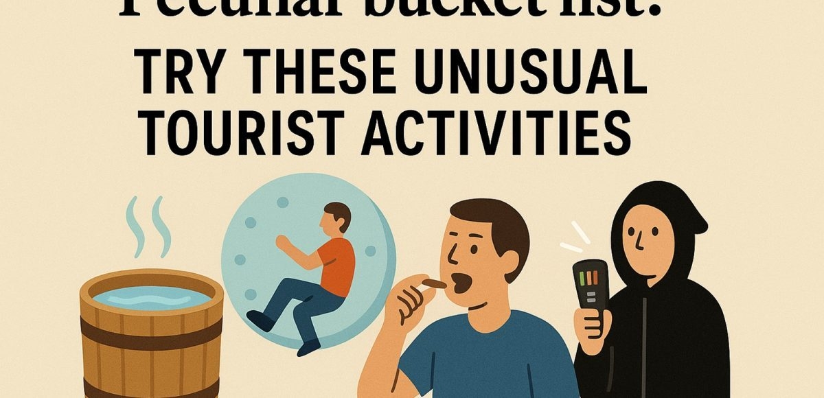 Peculiar bucket list: Try these unusual tourist activities