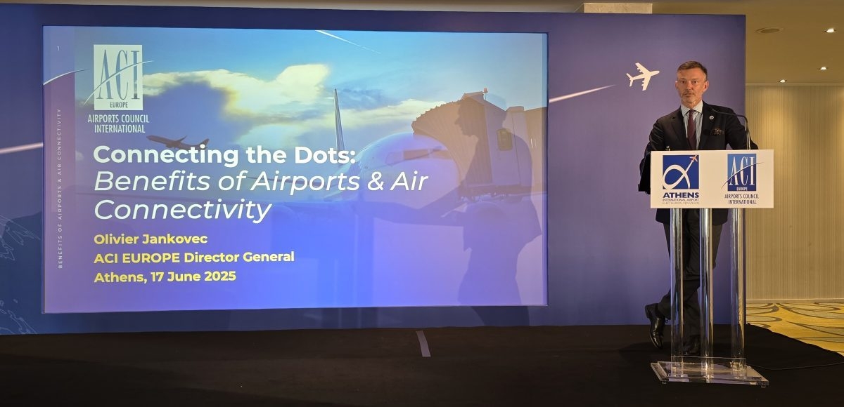 Air connectivity at the heart of Europe's growth strategy, says ACI Europe Director General in Athens