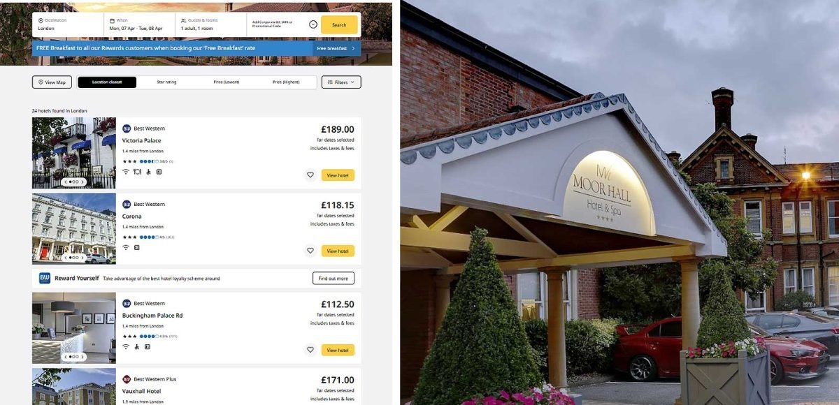 BWH Hotels GB invests in new website