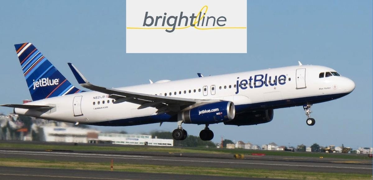 JetBlue and Brightline launch partnership in Florida