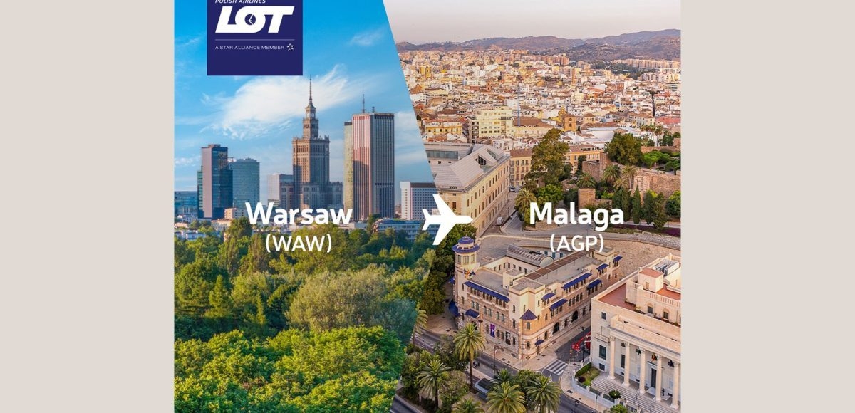 LOT Polish Airlines started direct flights to Malaga