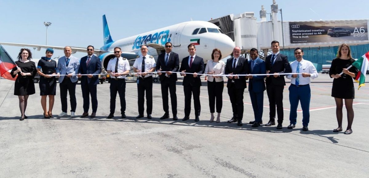 Budapest Airport welcomed first Jazeera Airways flight