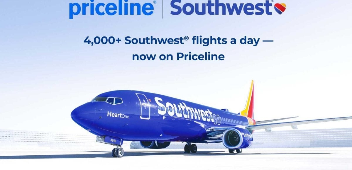 Southwest Airlines fares now available directly on Priceline