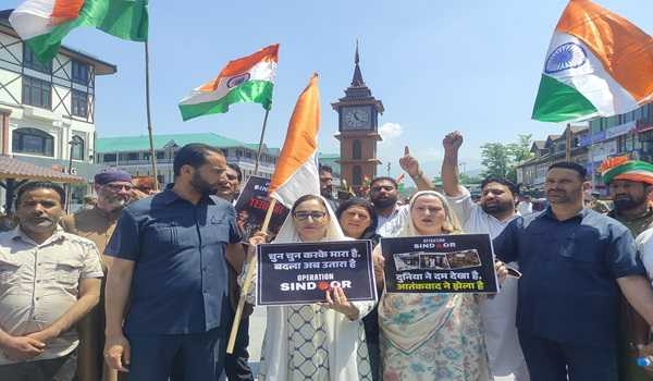 BJP holds Tiranga rally at Srinagar's Lal Chowk to celebrate Op Sindoor