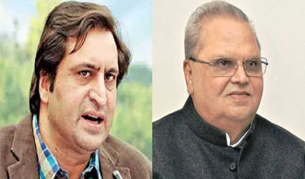 'Being booked in corruption Case is Karma': Sajad Lone on Satyapal Malik