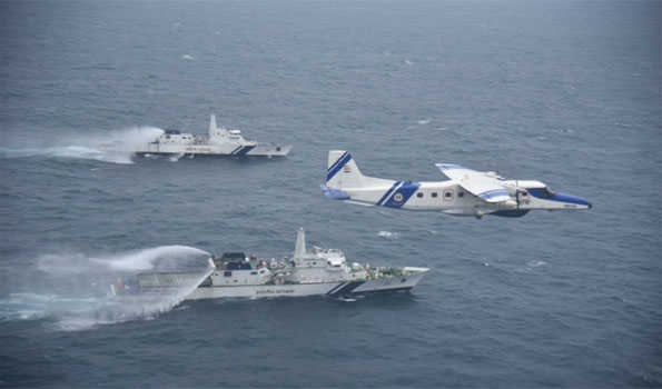 Three ICG vessels deployed to detect oil spill areas in Arabian Sea