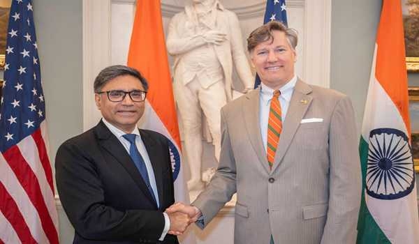 FS Vikram Misri meets US Deputy Secretary Christopher Landau in Washington