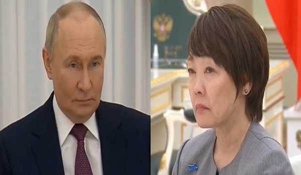 Putin receives widow of former Japanese PM Abe in Kremlin