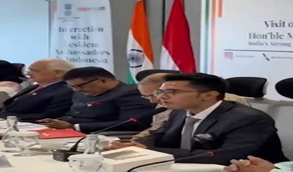 Abhisek Banerjee urges Indonesians to fight the menace of terrorism