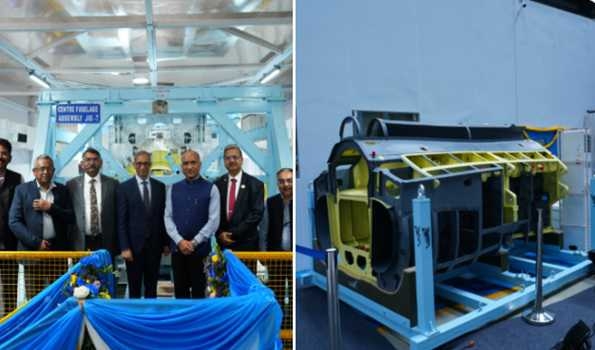 First centre fuselage for LCA Tejas Mk 1A handed over to HAL