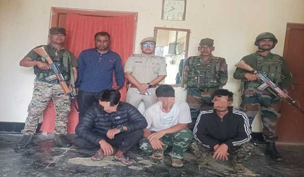 Manipur: Three militants nabbed in Indo Myanmar border
