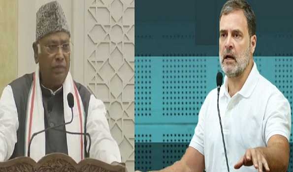 Cong committed to "Prajala Telangana"; Kharge Rahul's greeting on Statehood Day