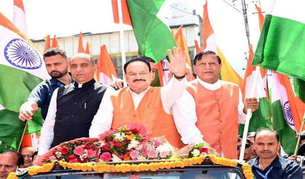HP: Nadda leads Tiranga Yatra, boosts morale of armed forces