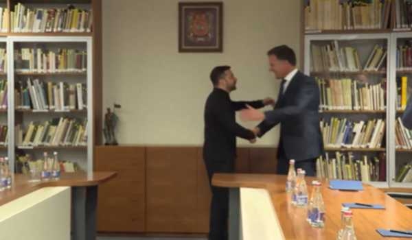 Ukrainian president, NATO chief meet in Vilnius