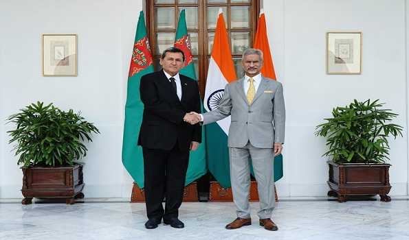 EAM holds bilateral meetings with visiting Central Asian FMs