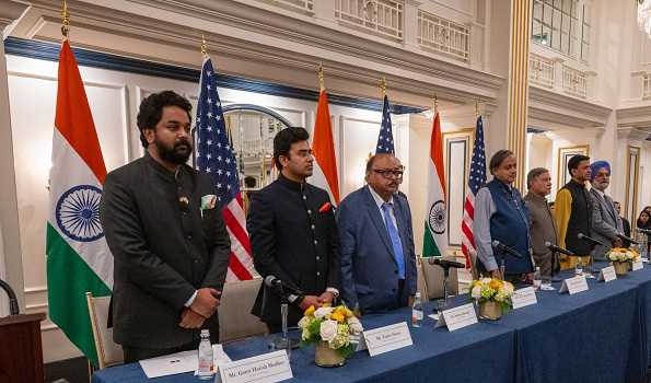All-Party Delegation led by Shashi Tharoor briefs key interlocutors in US about cross-border terrorism