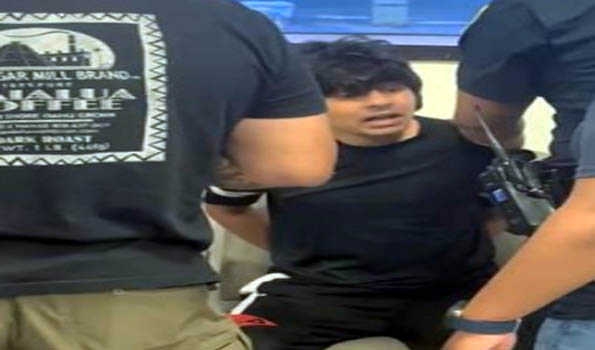 Disturbing video of Indian student being pinned in Newark Airport emerges; Indian Consulate in touch with authorities
