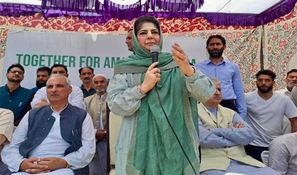 Collective responsibility for ensuring peaceful Amarnath Yatra: Mehbooba