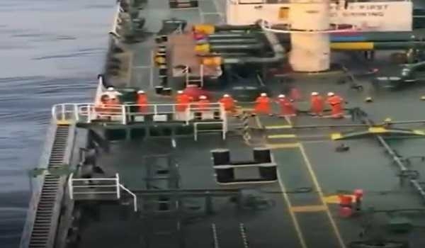 Kuwaiti oil tanker rescues 40 refugees stranded in the Mediterranean