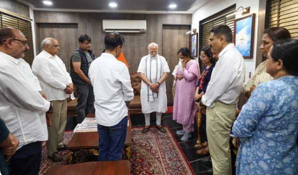 PM condoles passing of ex-Gujarat CM Vijay Rupani