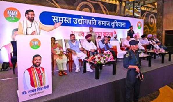 Haryana CM Saini meets industrialists and eminent citizens in Ludhiana