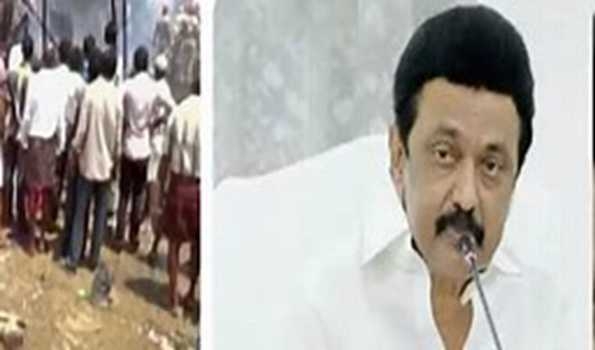 Woman killed in cracker unit blast, Stalin announces solatium