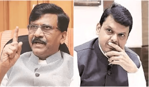 Maha: Shiv Sena (UBT) leader Sanjay Raut criticises CM Fadnavis