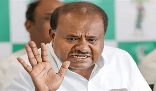 Will not rest until Cong removed from power in Karnatak: Kumaraswamy