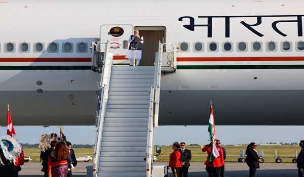 PM Modi arrives in Alberta to attend G7 Summit