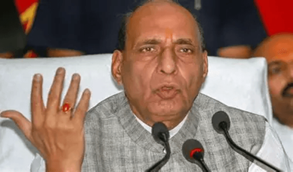 All J&K Panchayat Conference delegation meets Rajnath, submits memo for compensation of land