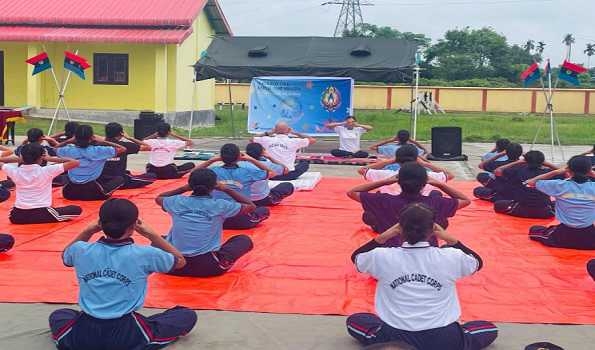 Over 9 lakh NCC cadets celebrate Yoga Day with synchronised sessions across India