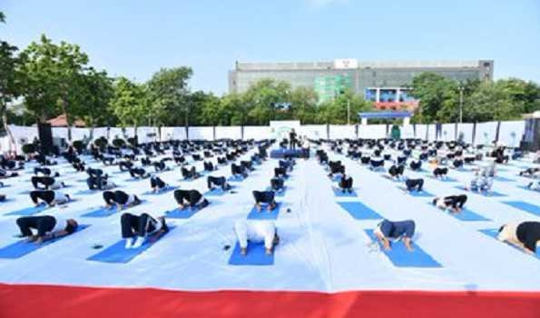 Indian Coast Guard marks IDY with ‘Yoga Sangam'