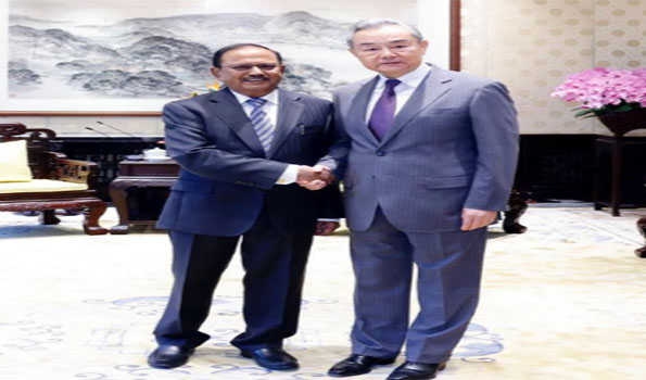NSA Doval meets Chinese FM Wang Yi in Beijing, stresses on need to counter terrorism