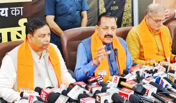 Cong glorified its Jail Yatras, real revolutionaries went to Kala Pani: Jitendra
